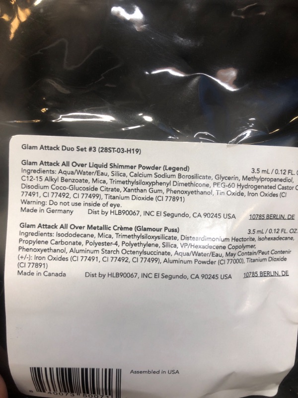 Photo 3 of HAUS LABORATORIES By Lady Gaga: GLAM ATTACK LIQUID EYESHADOW SET | (Up to $120 Value) Pigmented Liquid Eyeshadow in Shimmer and Metallic Sets, Long Lasting & Blendable Eye Makeup, Vegan & Cruelty-Free
