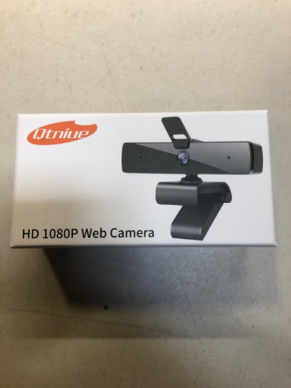 Photo 1 of Qtniue Webcam with Microphone and Privacy Cover, FHD Webcam 1080p, Desktop or Laptop and Smart TV USB Camera for Video Calling, Stereo Streaming and Online Classes
NEW- SEALED