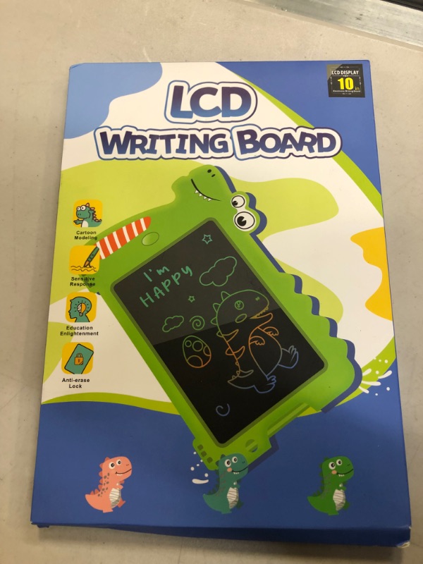 Photo 2 of LCD Writing Tablet for Kids, 10 Inch Colorful Doodle Board Drawing Board, Electronic Drawing Pad for Kids LCD Writing Tablet, Educational and Learning Toys Gifts for 3 4 5 6 7 Years Old Kids?Pink?
