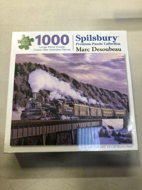 Photo 1 of  SPILSBURY - 1000 LARGE PIECE JIGSAW PUZZLES FOR ADULTS BY MARC DESOUBEAU, FACTORY SEALED