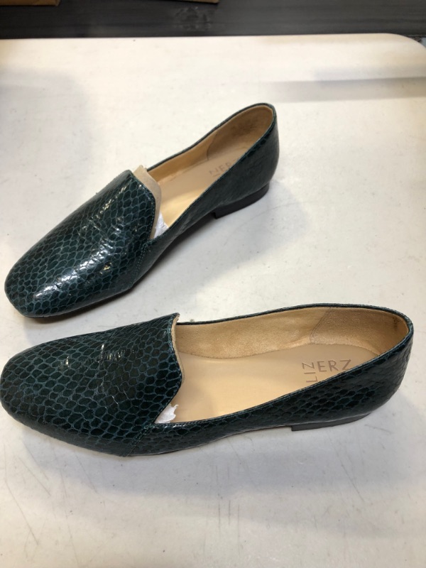 Photo 1 of Naturalizer Leather Snake Print Flats, SIZE 7.5M