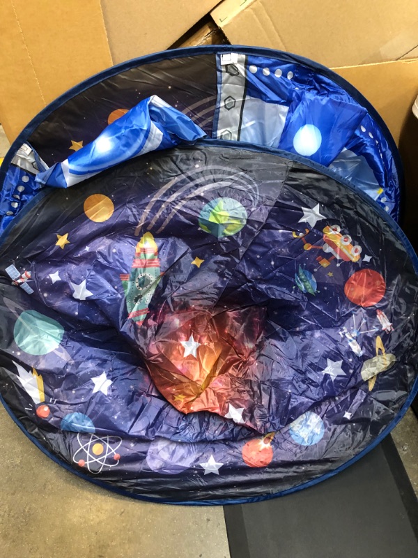 Photo 1 of FOLDABLE KIDS PLAY TENT, SPACE SCENE