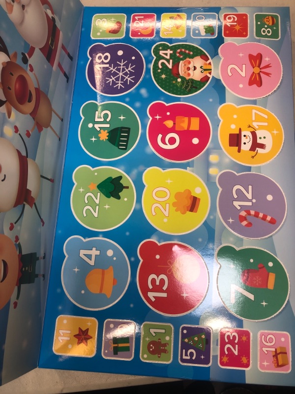 Photo 2 of  Advent Calendar Christmas Countdown Calendar 24Pcs