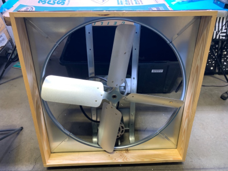 Photo 8 of 665081…6000 CFM 30” belt drive whole house fan with shutter master flow 