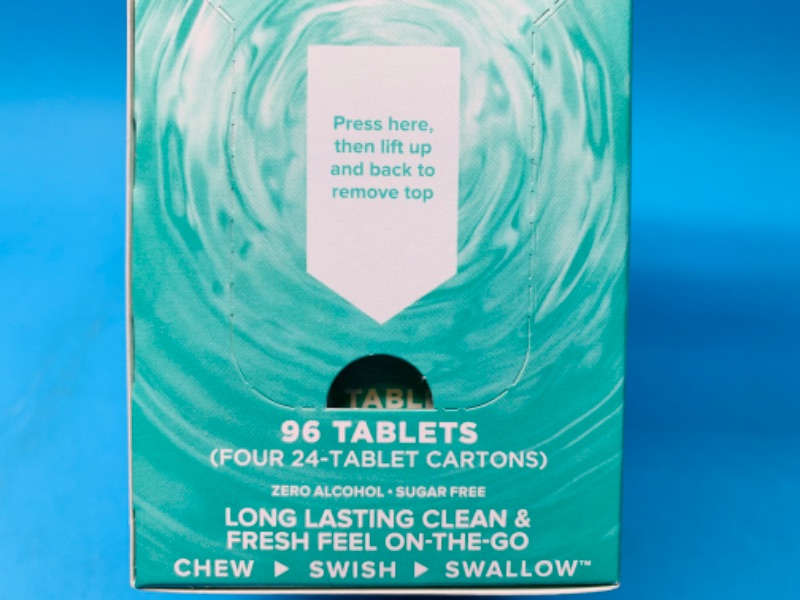 Photo 3 of 665132… 96 listerine ready tabs - chew, swish, swallow 