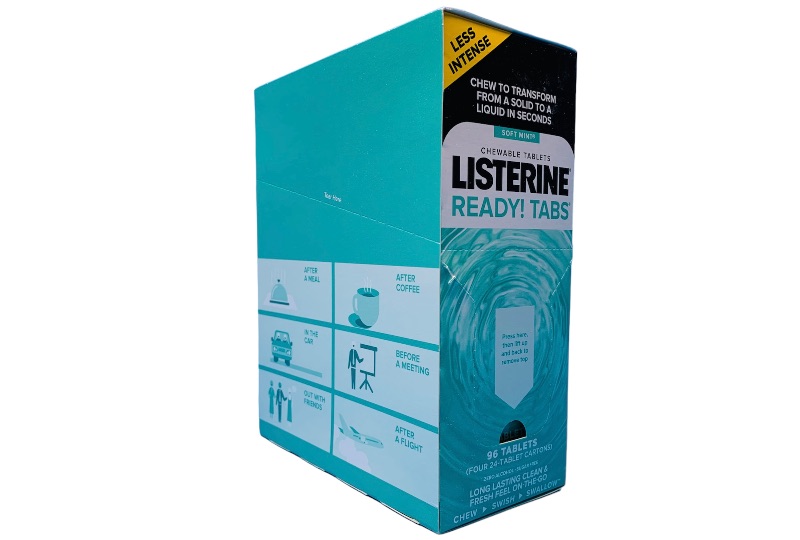 Photo 1 of 665132… 96 listerine ready tabs - chew, swish, swallow 