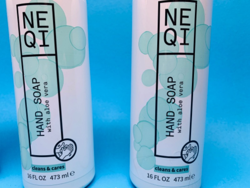 Photo 1 of 665145…3 NEQI hand soap with aloe vera 16 oz. Each 