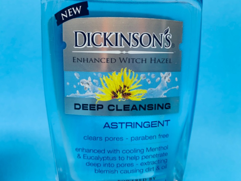 Photo 1 of 665190… 2 Dickinson’s deep cleansing astringent enhanced witch hazel 16 oz. Each