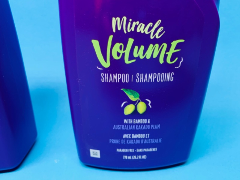 Photo 2 of 665197… 2 Aussie miracle volume shampoo 26.2 oz. Each