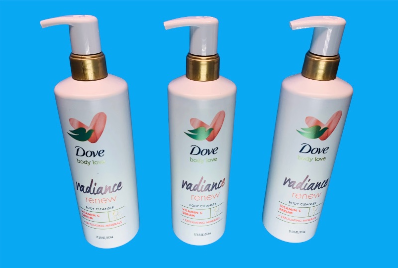 Photo 1 of 665270… 3 Dove raidiance body cleanser 17.5 oz each