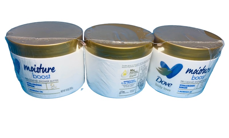 Photo 1 of 665357… 3 Dove moisture boost body butter jars 