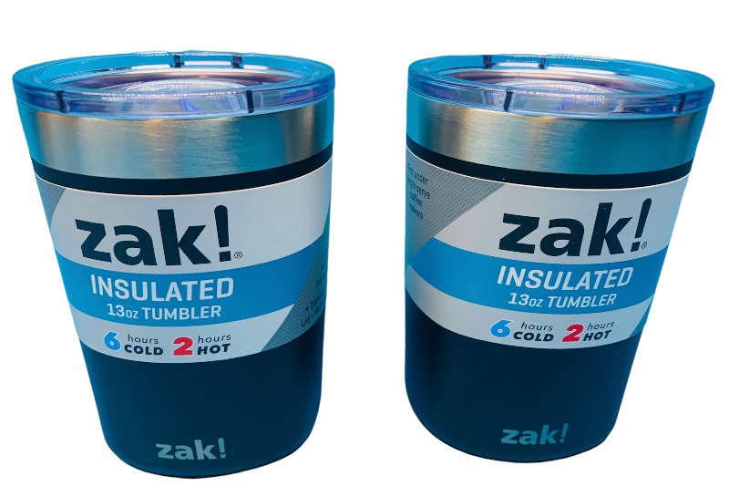 Photo 1 of 665385…2 Zak!  Insulated 13 oz tumblers 6 hours cold 2 hours hot