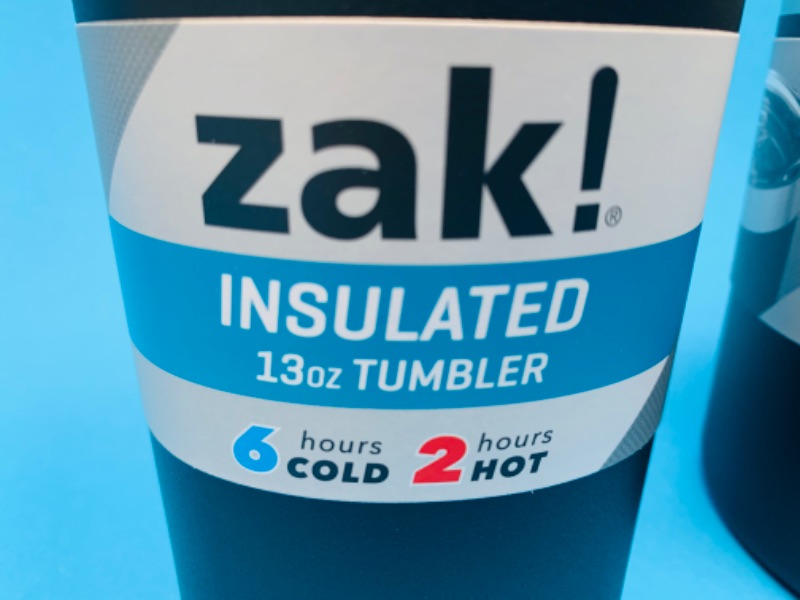 Photo 2 of 665386… 2 Zak!  Insulated 13 oz tumblers 6 hours cold 2 hours hot