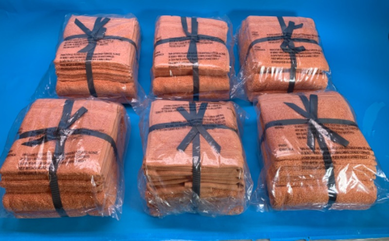 Photo 1 of 665427… 6 sets of 6 piece hand towels and washcloths sets 