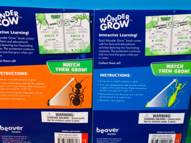 Photo 4 of 665439… 20 wonder grow insect toys - expands  in water 