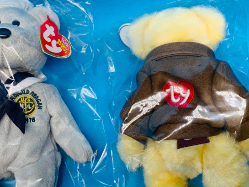 Photo 2 of 665478… 2 TY beanie babies in plastic bags 