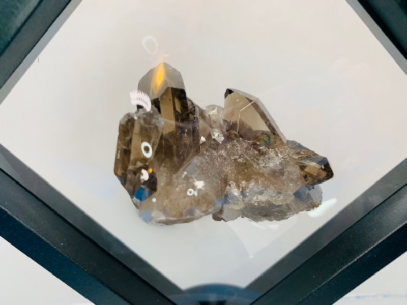 Photo 4 of 665556…Smokey quartz rock formation in 4x4” display 