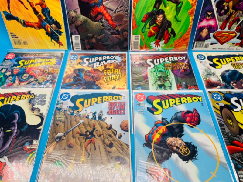 Photo 2 of 665568…12 Superboy comics in plastic sleeves 