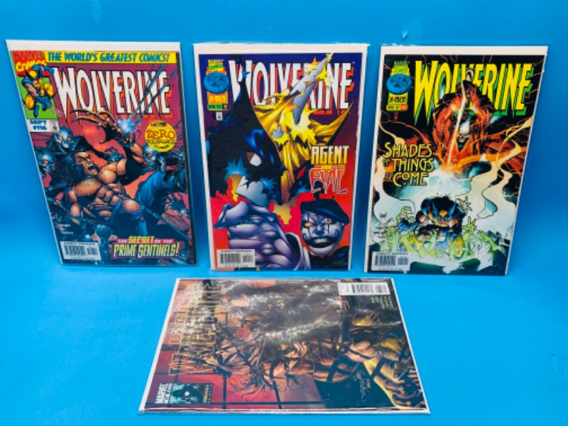 Photo 1 of 665577…4 wolverine comics in plastic sleeves