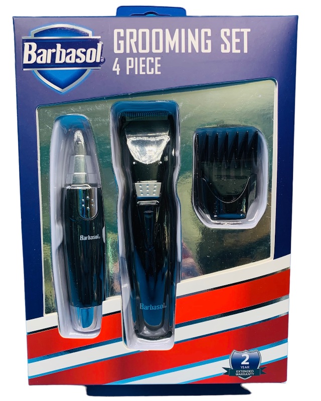 Photo 1 of 665687… Barbasol 4 piece grooming  set 