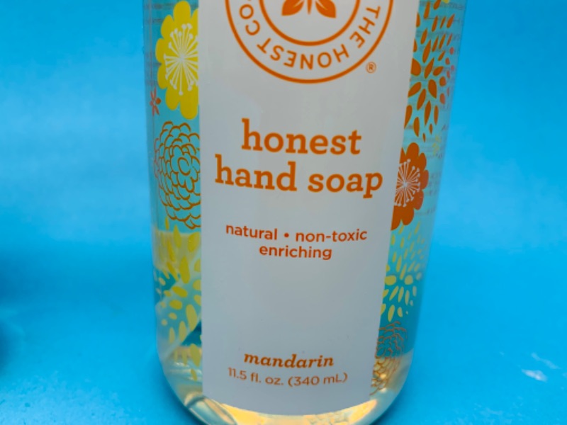 Photo 2 of 665701… 2 honest natural mandarin hand soaps 