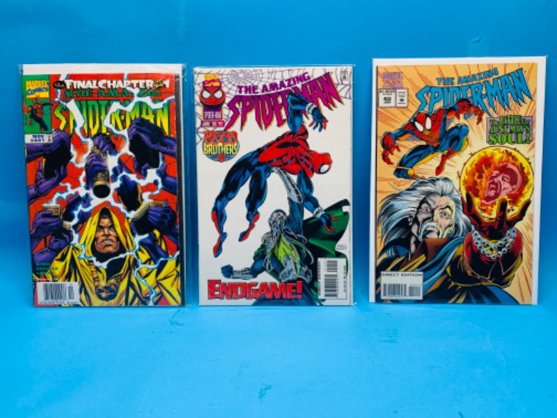 Photo 1 of 665743…3 amazing Spider-Man comics in plastic sleeves 