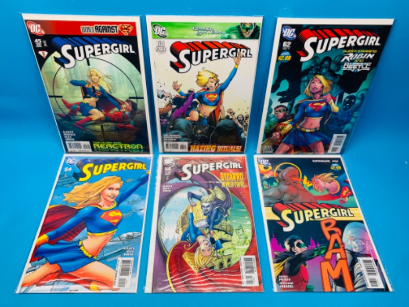 Photo 1 of 665750…  6 supergirl comics in plastic sleeves 
