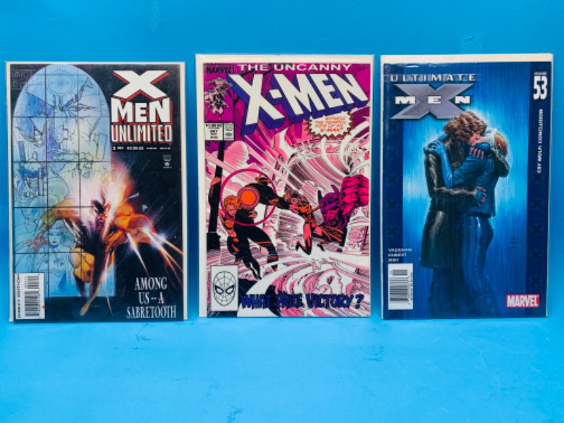 Photo 1 of 665753…3 X-men comics in plastic sleeves 