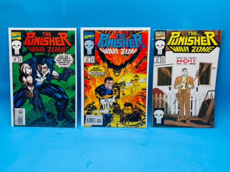 Photo 1 of 665769…3 punisher comics in plastic sleeves 