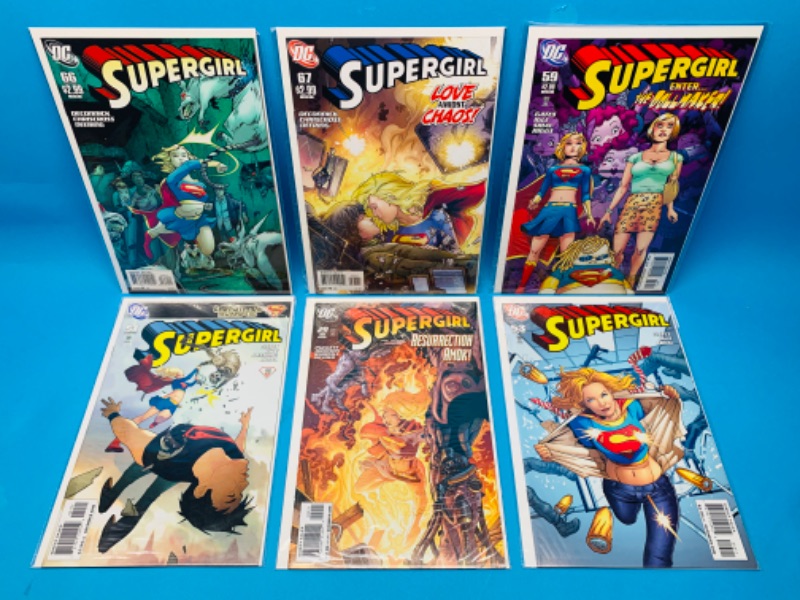Photo 1 of 665770…6 supergirl comics in plastic sleeves 