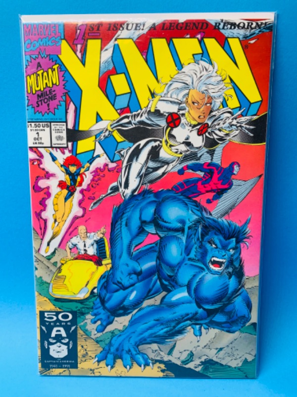Photo 1 of 665779…X-men comic #1 a legend reborn in plastic sleeve 