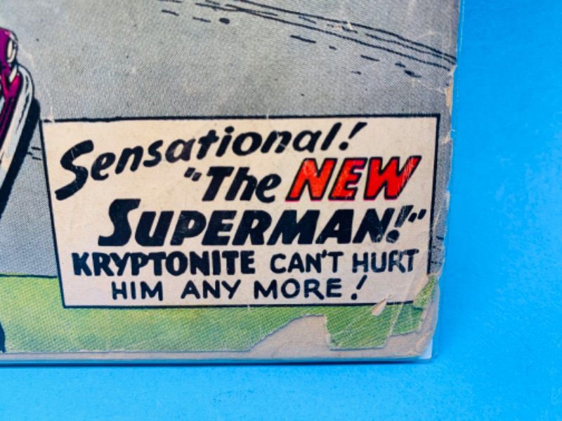 Photo 2 of 665798…condition issues $.12 cent Action comics #291- cracks, wear, bends- in plastic sleeve 