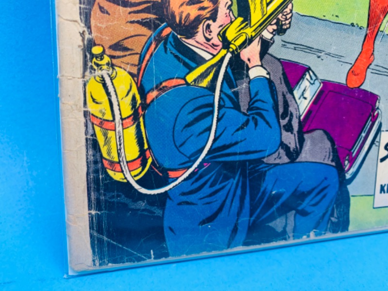 Photo 4 of 665798…condition issues $.12 cent Action comics #291- cracks, wear, bends- in plastic sleeve 