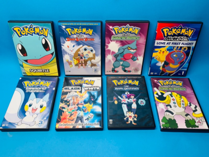 Photo 1 of 665820…8 Pokémon DVD’s in cases