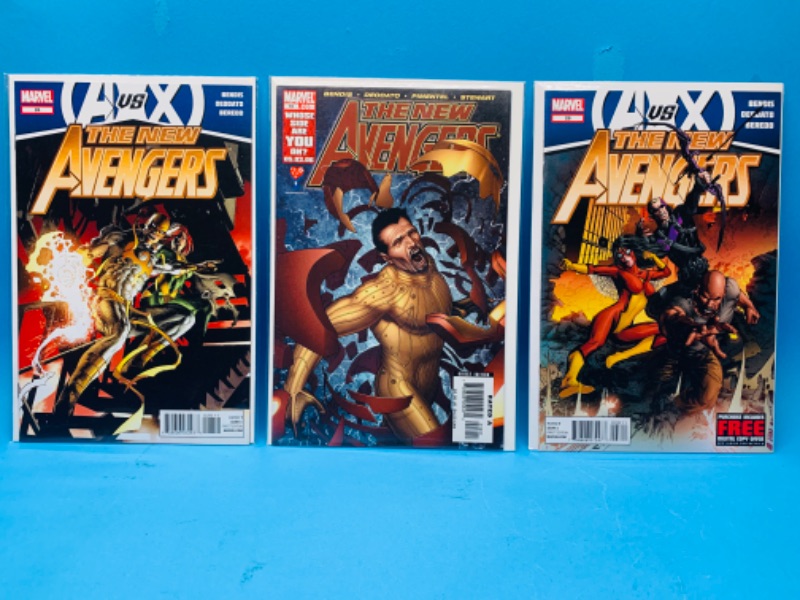Photo 1 of 665847…3 avengers comics in plastic sleeves 