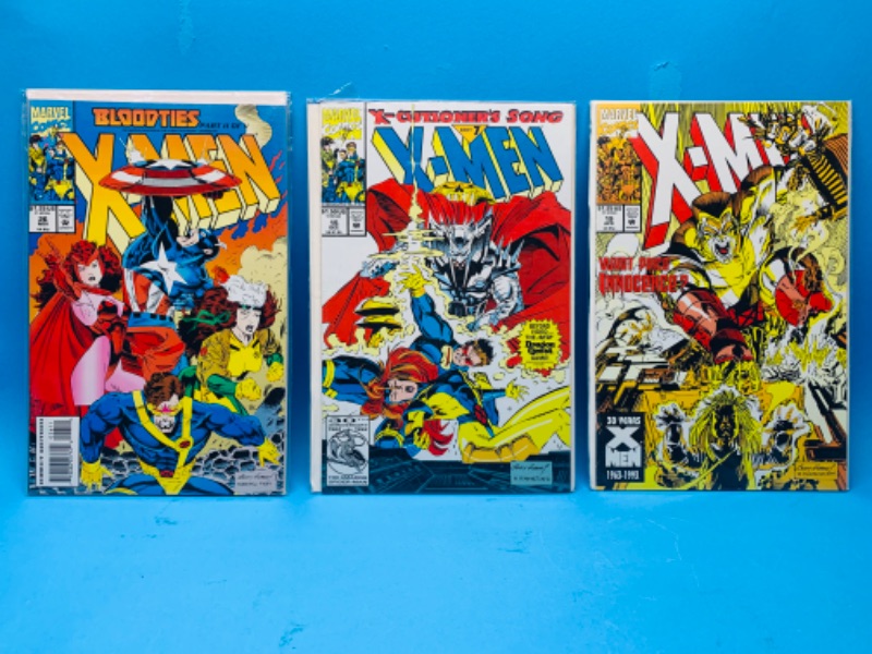 Photo 1 of 665851…3 x-Men comics in plastic sleeves
