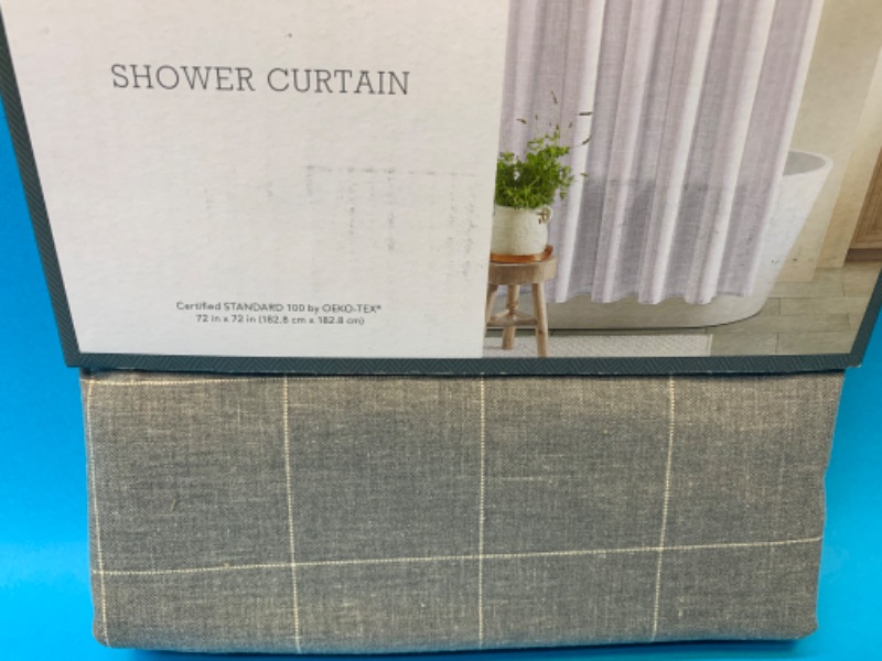 Photo 1 of 665902… fabric shower curtain 72 x 72” 