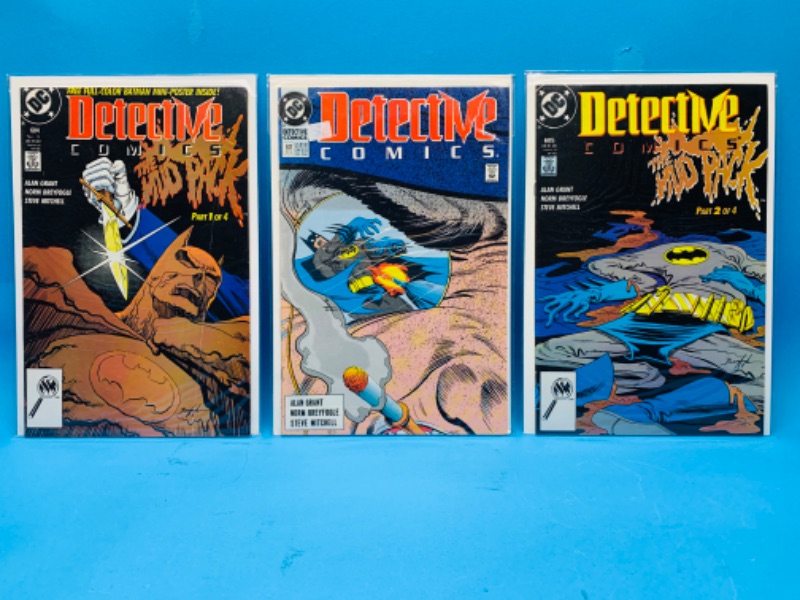 Photo 1 of 665962…3 detective comics in plastic sleeves 