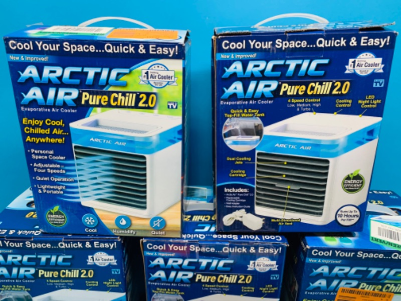 Photo 2 of 666028…6 returns slightly used Arctic Air desktop evaporative air coolers 