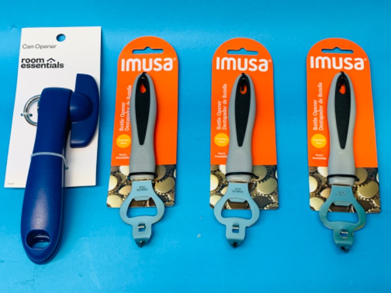Photo 1 of 666033…3 bottle openers and a can opener 