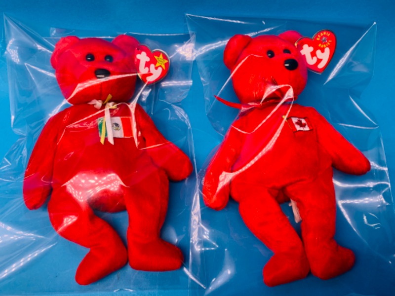 Photo 1 of  666036…2 TY beanie babies in plastic bags 