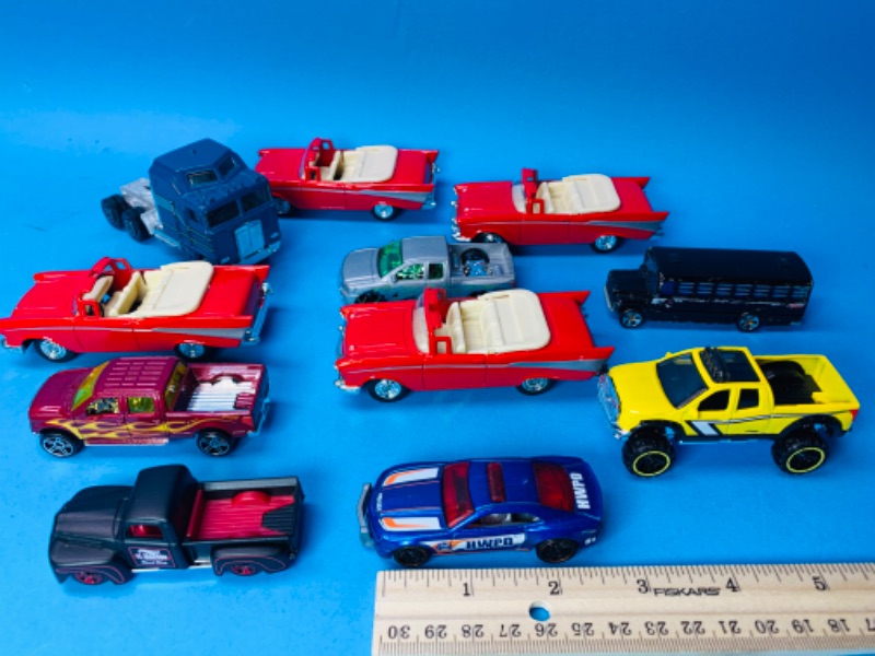 Photo 1 of 666052…11 die cast car toys 