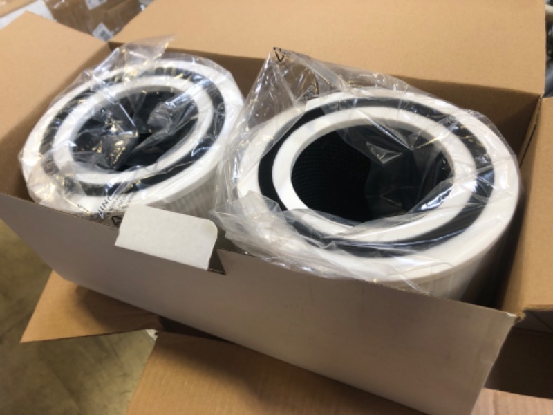 Photo 1 of Core 300 Replacement Filter for LEVOIT Core 300 and Core 300S VortexAir Air Purifier, 3-in-1 H13 True HEPA Filter Replacement, Compared to Part # Core 300-RF, 2 Pack, White White - Core 300-rf Air Purifier Filter 2