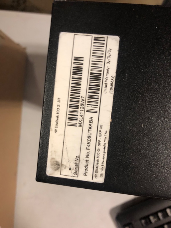 Photo 1 of HP EliteDesk 800 G1 SFF High Performance Business Desktop Computer, Intel Quad Core i5-4590 upto 3.7GHz, 16GB RAM, 1TB HDD, 256GB SSD (boot), DVD, WiFi, Windows 10 Professional (Renewed)