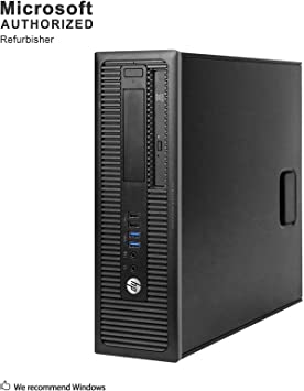 Photo 1 of HP EliteDesk 800 G1 SFF High Performance Business Desktop Computer, Intel Quad Core i5-4590 upto 3.7GHz, 16GB RAM, 1TB HDD, 256GB SSD (boot), DVD, WiFi, Windows 10 Professional (Renewed)