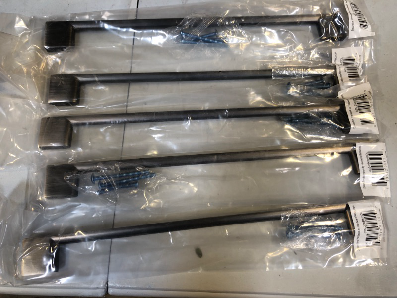 Photo 1 of 5pcs Hardware Resources Pull 635-256BNBDL, Brushed Pewter ?11.44 x 0.38 x 1.13 inches
