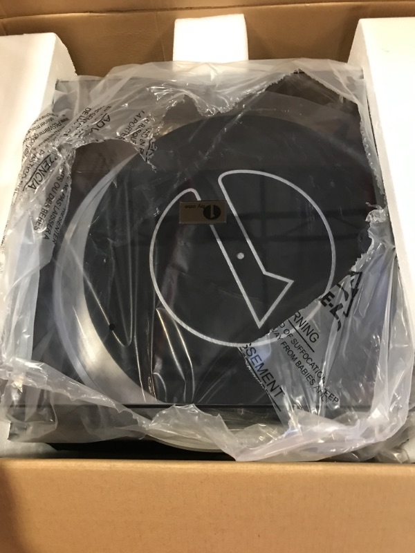 Photo 1 of 1 by ONE High Fidelity Belt Drive Turntable with Built-in Speakers, Vinyl Record Player with Magnetic Cartridge, Bluetooth Playback and Aux-in Functionality, Auto Off