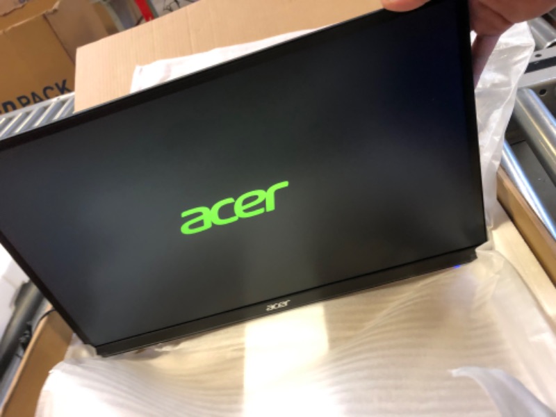 Photo 2 of Acer 21.5 Inch Full HD (1920 x 1080) IPS Ultra-Thin Zero Frame Computer Monitor (HDMI & VGA Port), SB220Q bi