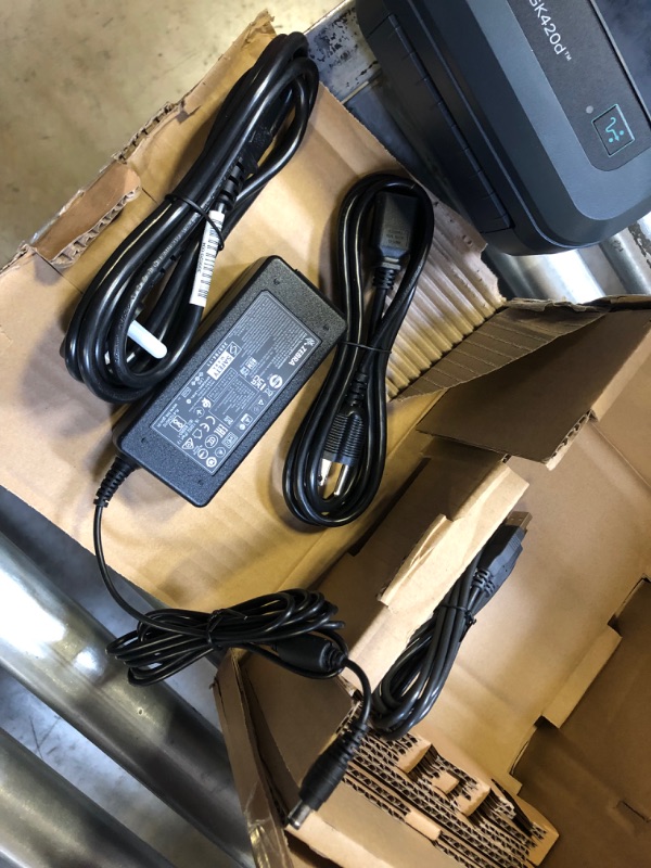 Photo 3 of ZEBRA GK420d Direct Thermal Desktop Printer Print Width of 4 in USB Serial and Parallel Port Connectivity GK42-202510-000