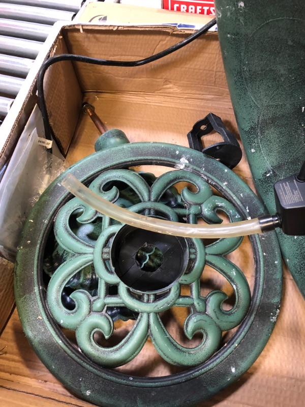 Photo 1 of Alpine Tiered Pedestal Fountain Birdbath